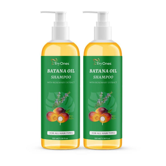 TryOnes BATANA OIL SHAMPOO with Rosemary Extract (Pack of 2)